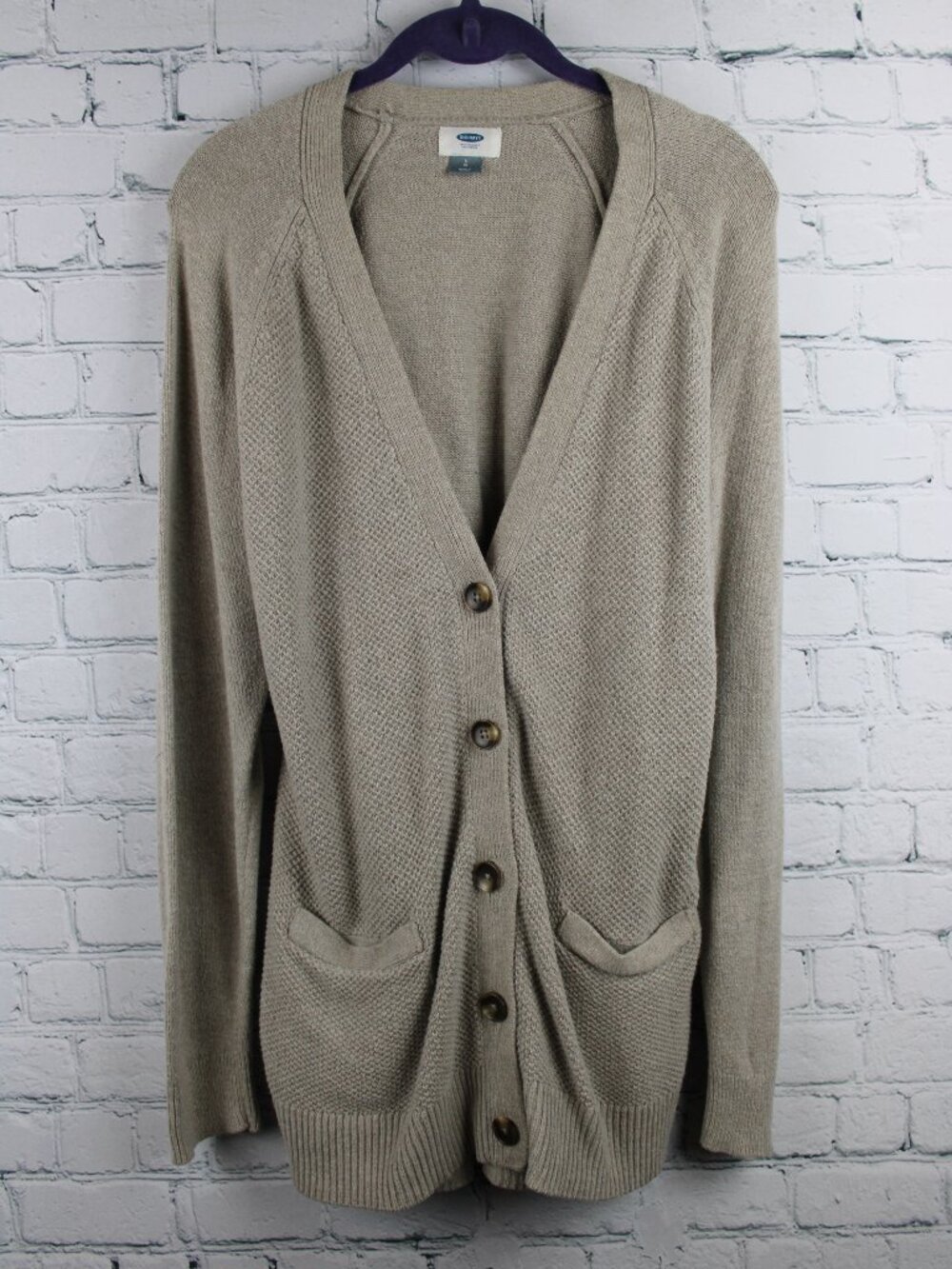 Old Navy Textured V-Neck Cardigan - Size Large